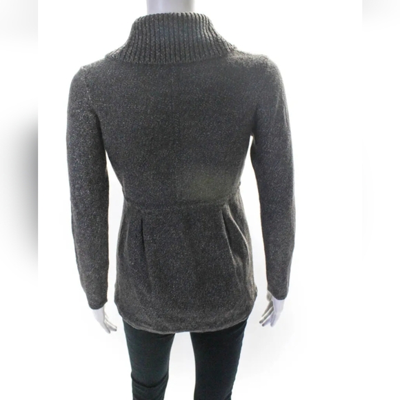 Classiques Entier Grey Wool One Button Cardigan , XS, EUC - Picture 3 of 4
